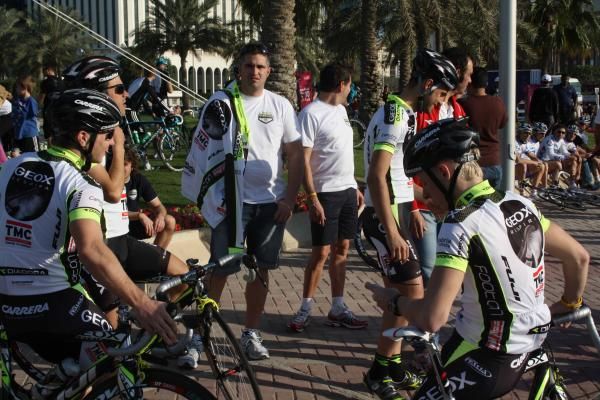 Geox-TMC will show off their new kit in Qatar.