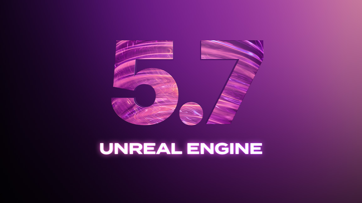 Unreal 5.7 logo