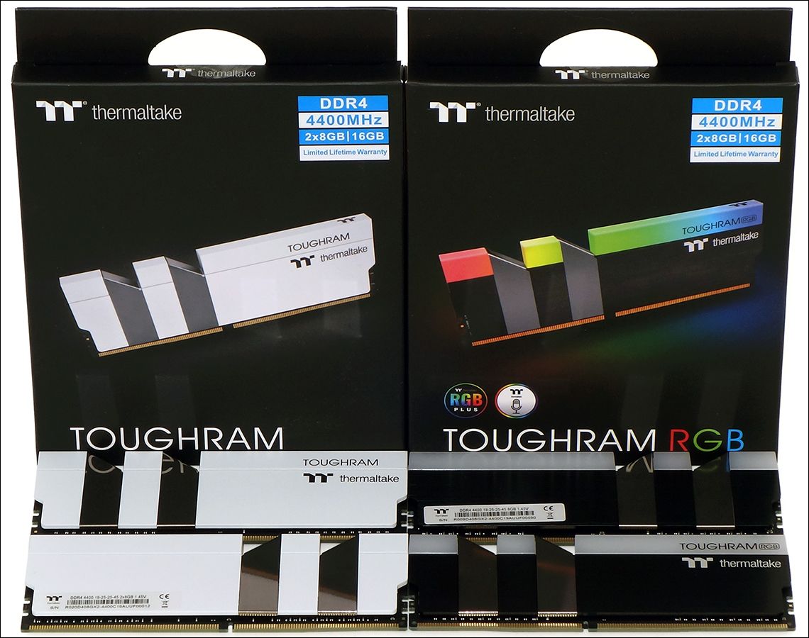 Thermaltake ToughRAM DDR4-4400 Review: RGB Light Or Silver & White
