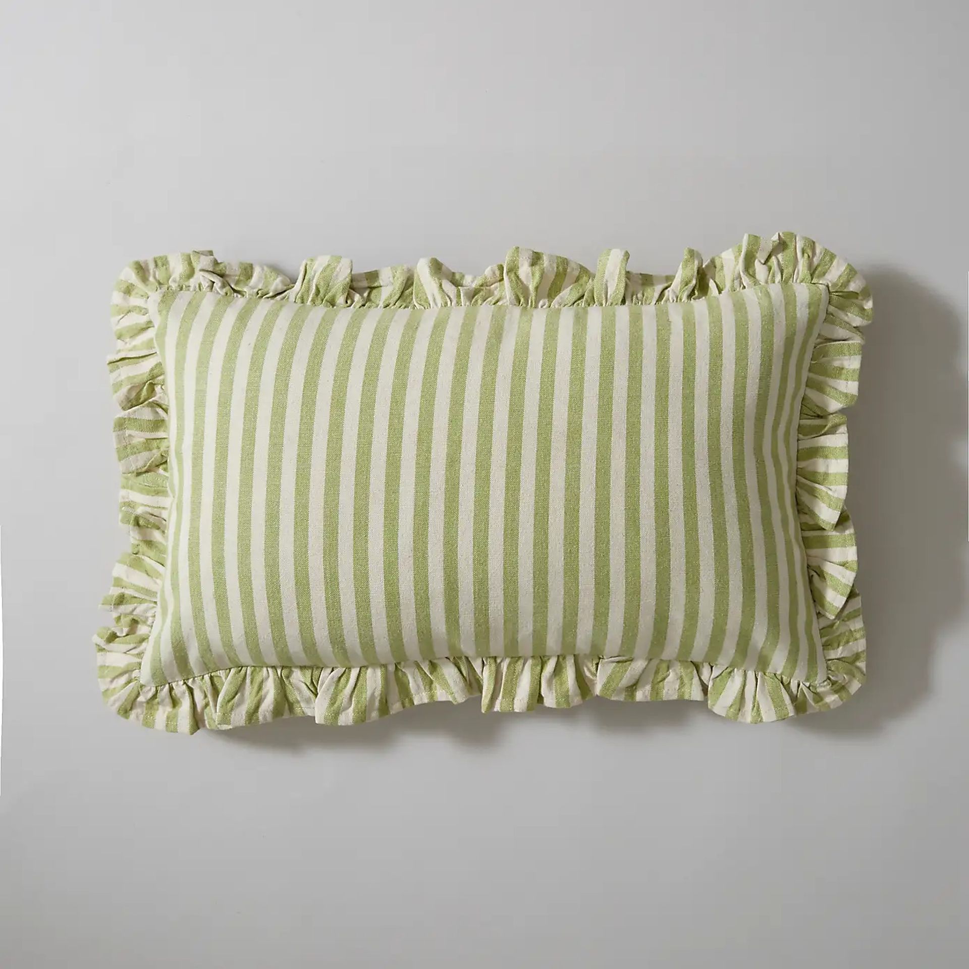 Pride & Joy Linford Frill Sage Cushion