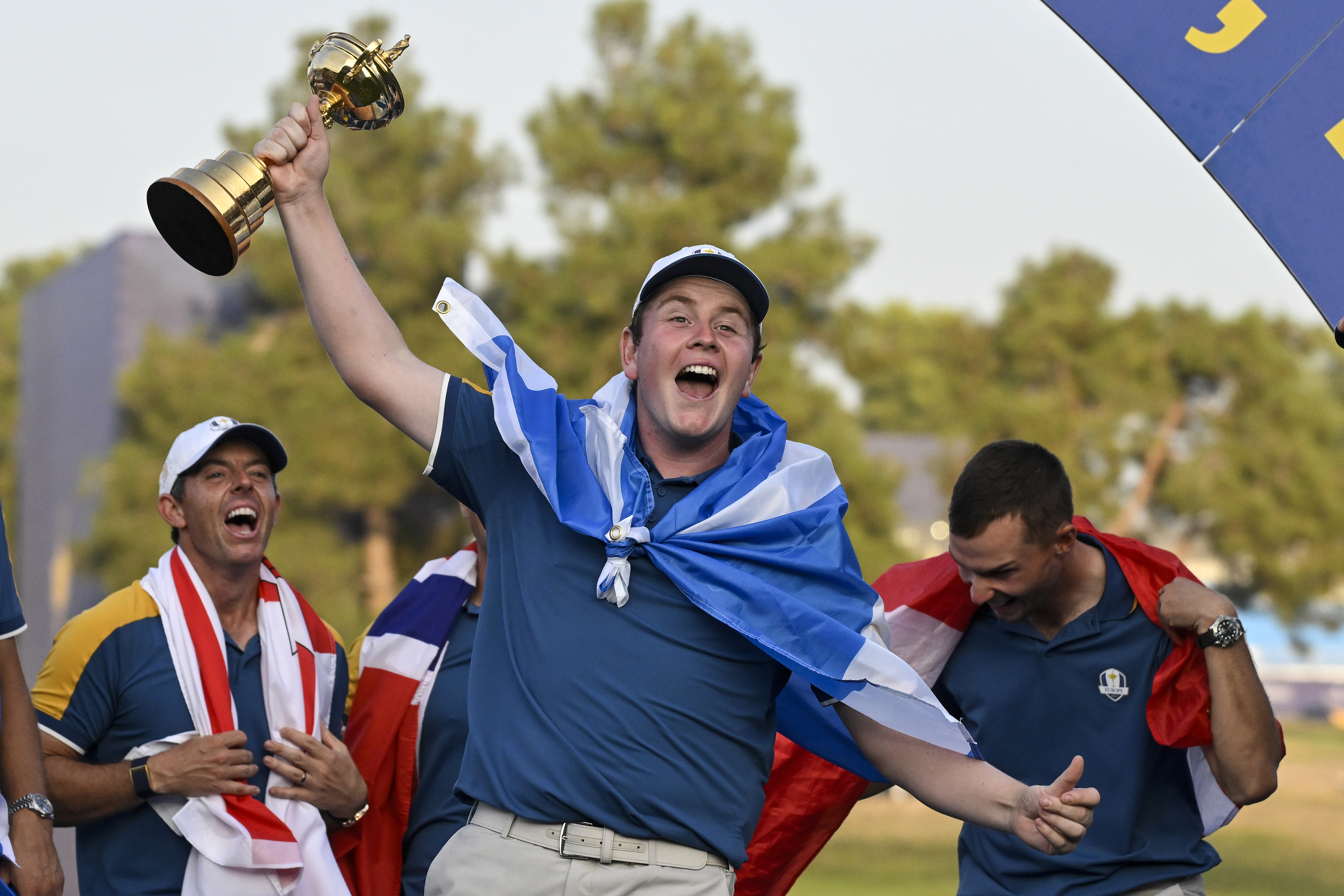 Robert MacIntyre holds the Ryder Cup