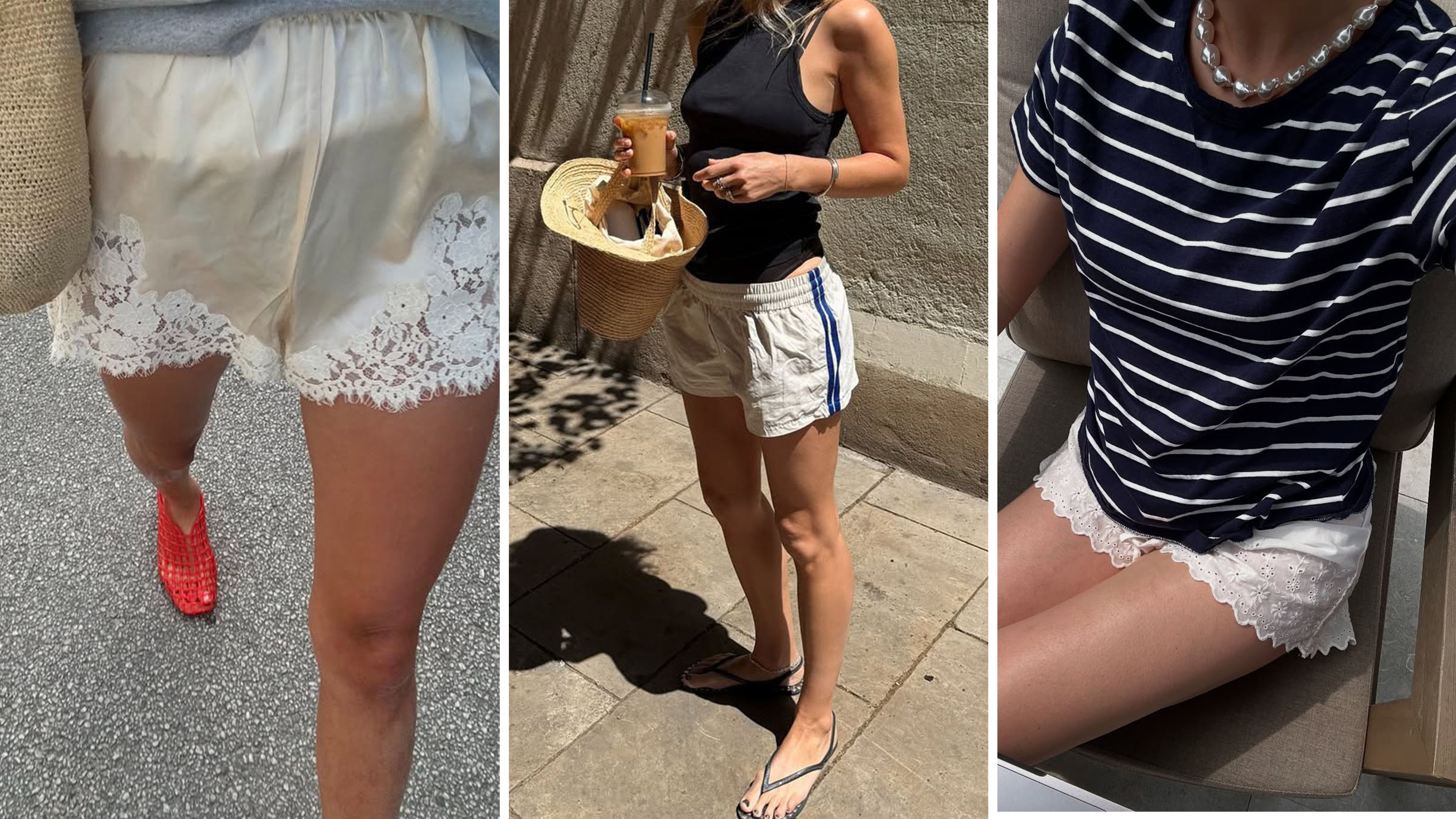 Women in stylish shorts outfits