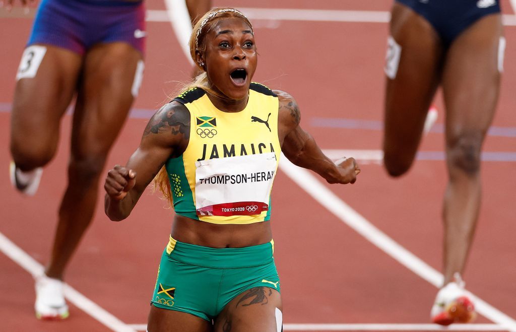 Jamaica's Elaine Thompson-Herah breaks 33-year-old Olympic record in ...