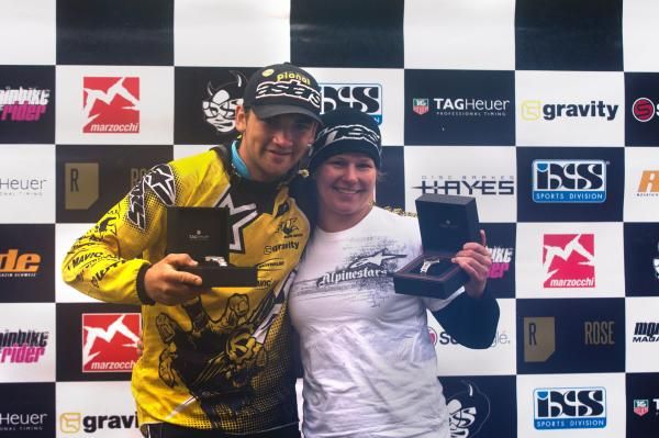 Markus Pekoll and Miriam Ruchti win the 2011 iXS European Downhill Cup overall