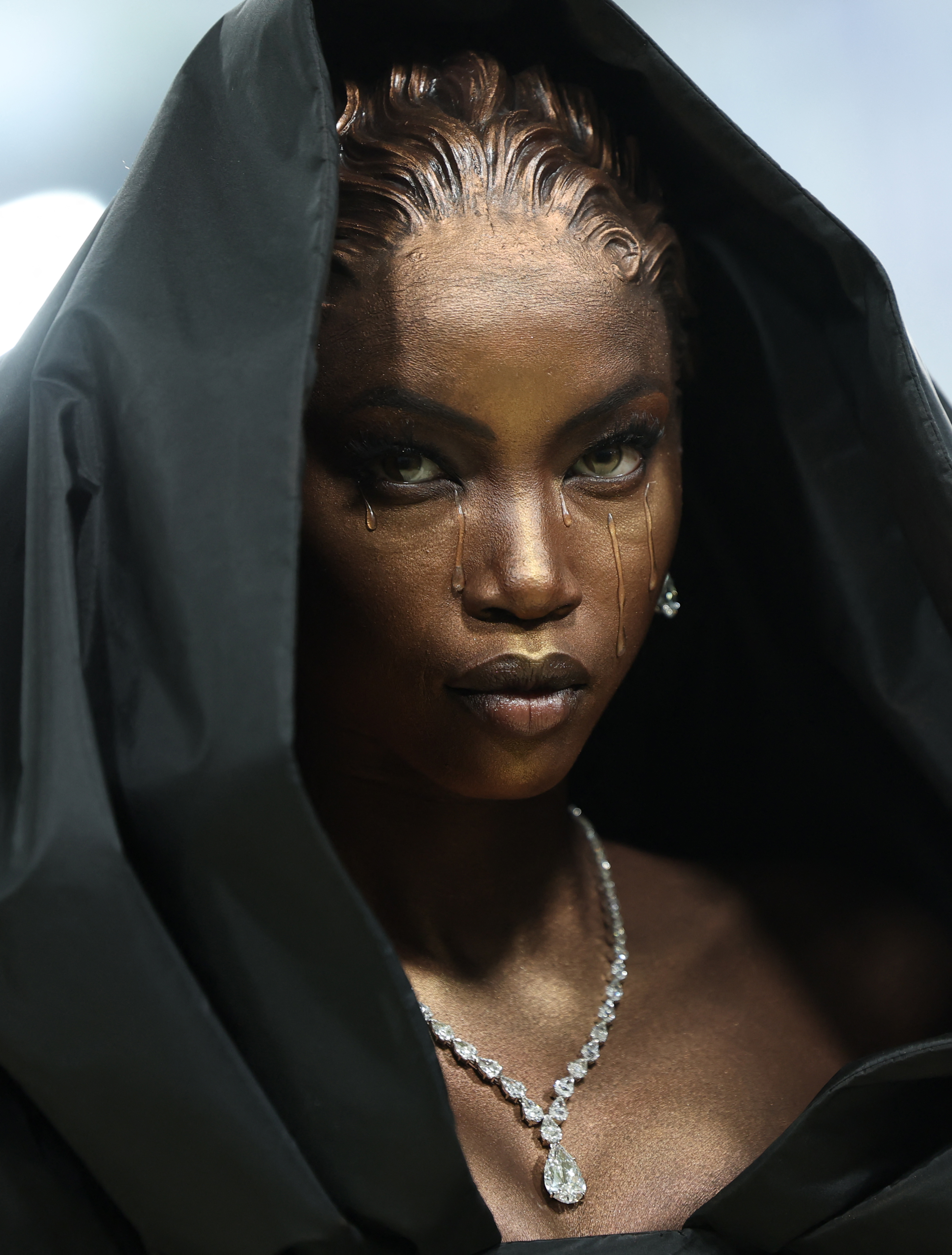 Anok Yai arrives for the 2026 Met Gala celebrating "Costume Art" at the Metropolitan Museum of Art, in New York, on May 4, 2026.