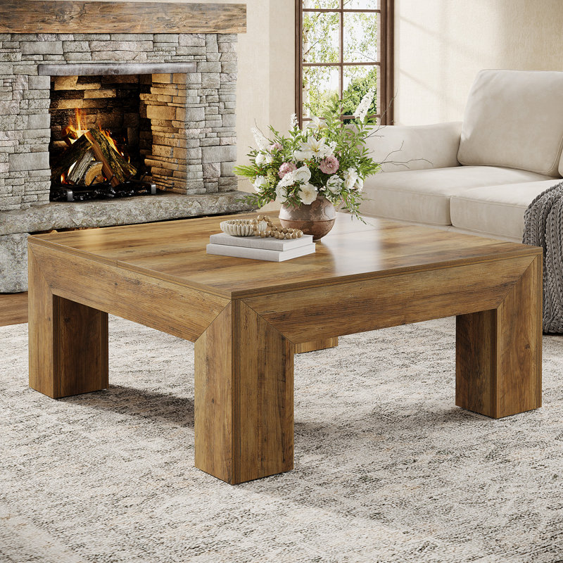 Millwood Pines 39.4" Square Coffee Table &amp;amp; Reviews | Wayfair