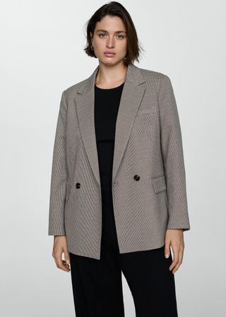 Blazer mit zwei Knöpfen