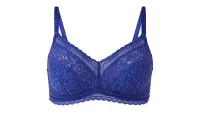 M&S Collection Cotton & Lace Non-Wired Full Cup Bralette