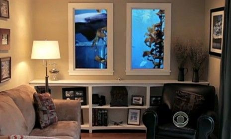 A Kansas-based bunker condo may be underground, but with its projection windows, occupants can feel they are anywhere in the world, including beneath the sea.