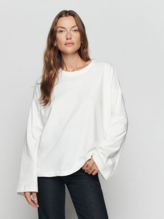 Reformation Oversized Long Sleeve Tee