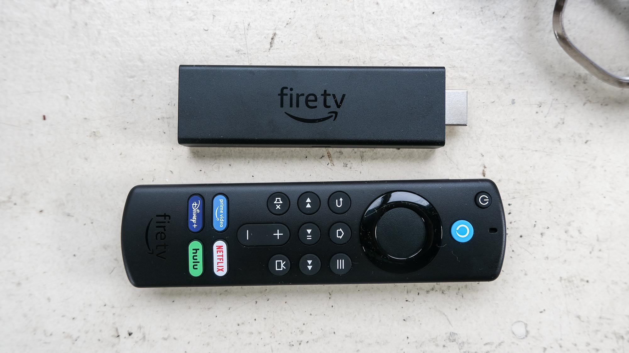 Amazon Fire TV Stick 4K Max dongle and Alexa Voice Remote