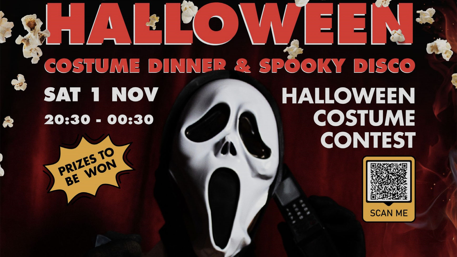 Lost Souls Halloween night poster.