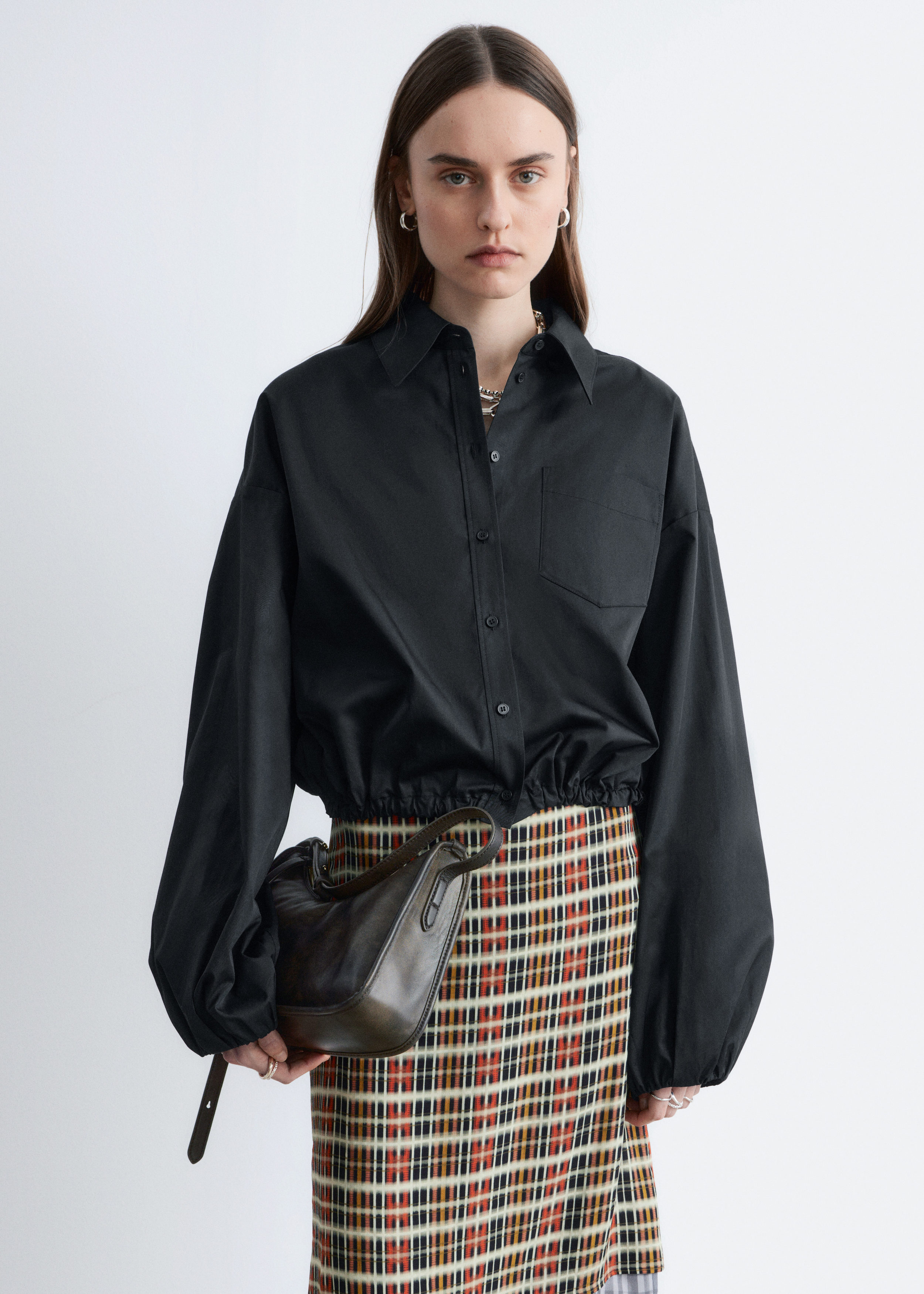 Knee-Length Slip Skirt