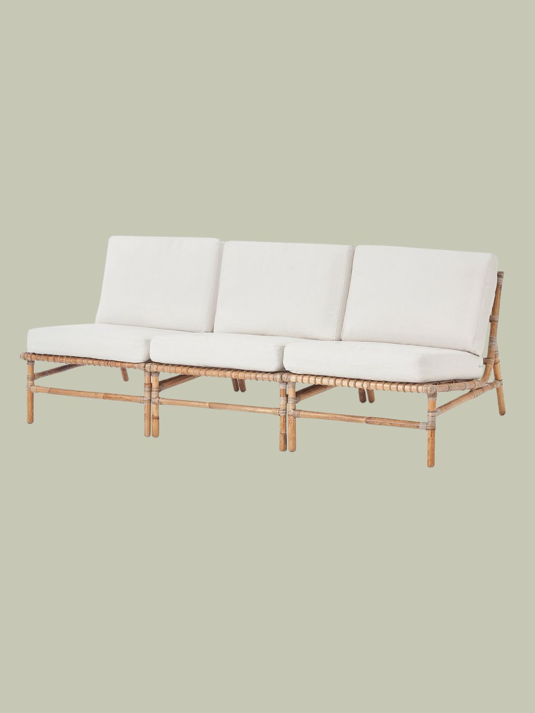 IKEA, Tvar&amp;Ouml; 3-Seat Modular Sofa, Outdoor - Brown/fr&amp;ouml;s&amp;ouml;n/duvholmen Beige
