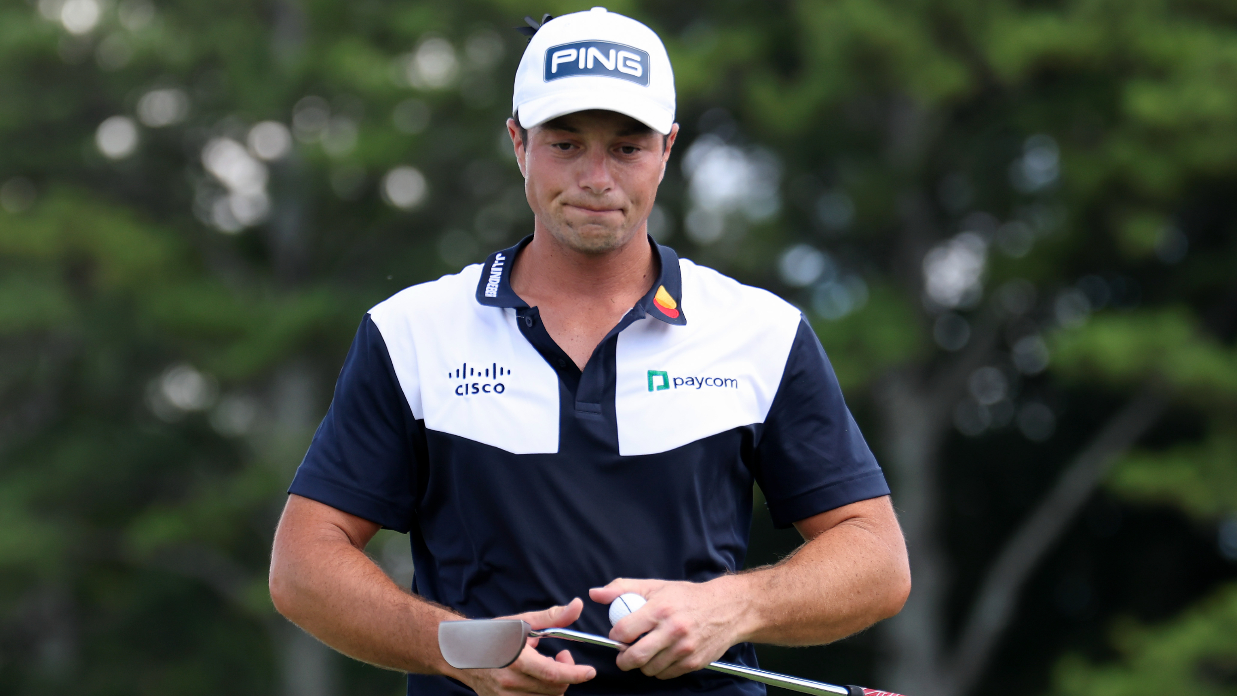 Viktor Hovland at the Tour Championship