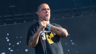 Phil Anselmo on stage in 2022