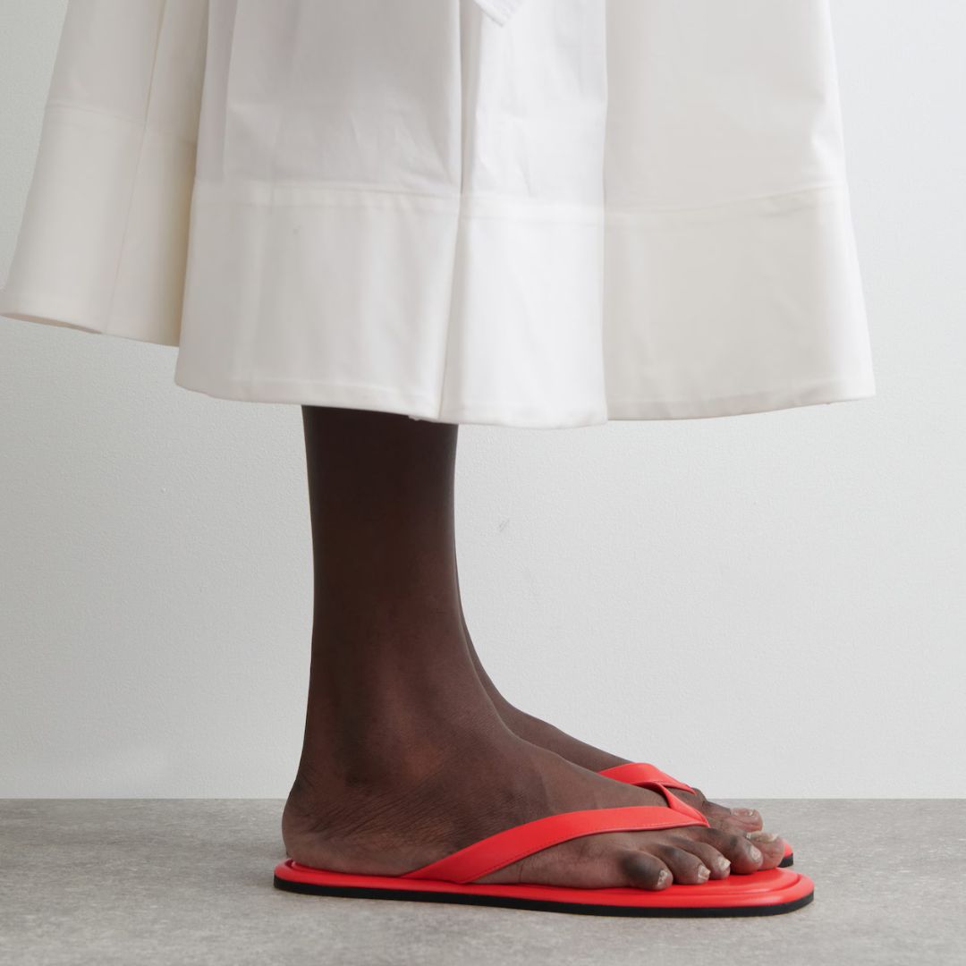 COS Leather Flip Flops