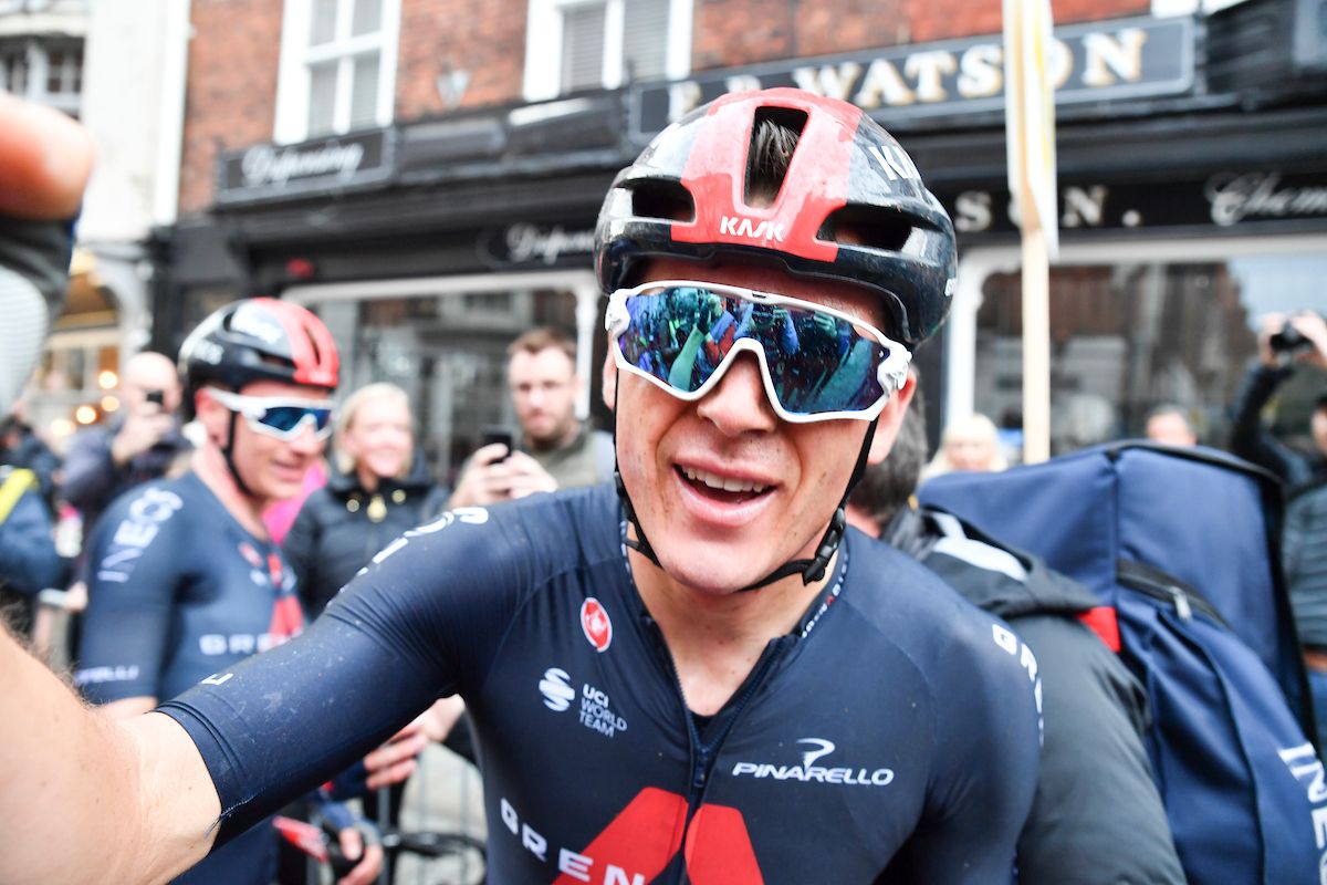 Picture by Will Palmer/SWpix.com - 17/10/2021 - Cycling - Men's National Road Championships - Rapha Lincoln GP - Lincoln, England - INEOS Grenadiers's Ben Swift wins the Men's National Road Championships in Lincoln.
