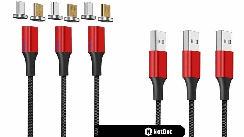 NetDot's USB-C magnetic charging cables