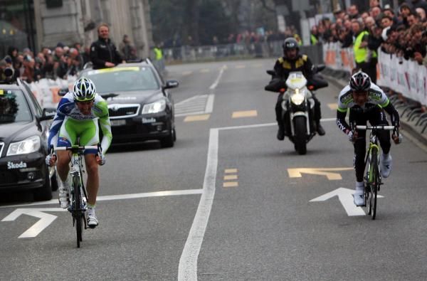 Basso and Duarte sprint it out
