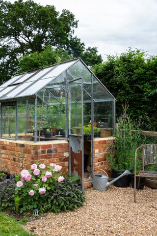restored Crittal greenhouse