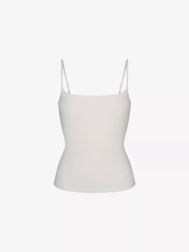 Skims, Scoop-Neck Ribbed Cotton-Jersey Camisole Top