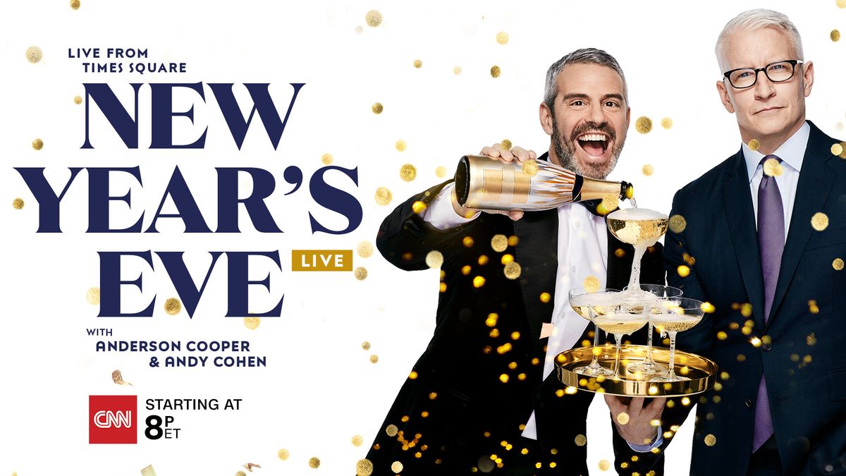 Anderson Cooper, Andy Cohen Host New Year’s on CNN Next TV