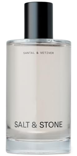 Salt &amp;amp; Stone Body Mist | Santal &amp;amp; Vetiver | Skincare Infused Hair &amp;amp; Body Spray for Women and Men | Hydrating Fragrance With Glycerin and Red Algae | Vegan, Cruelty Free, 3.4 Fl Oz
