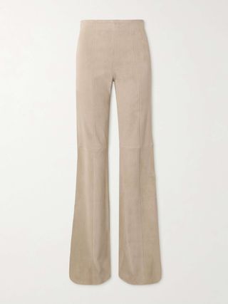 Gégé Suede Flared Pants