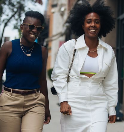 Nikki Ogunnaike and Nicole Martine Chapoteau