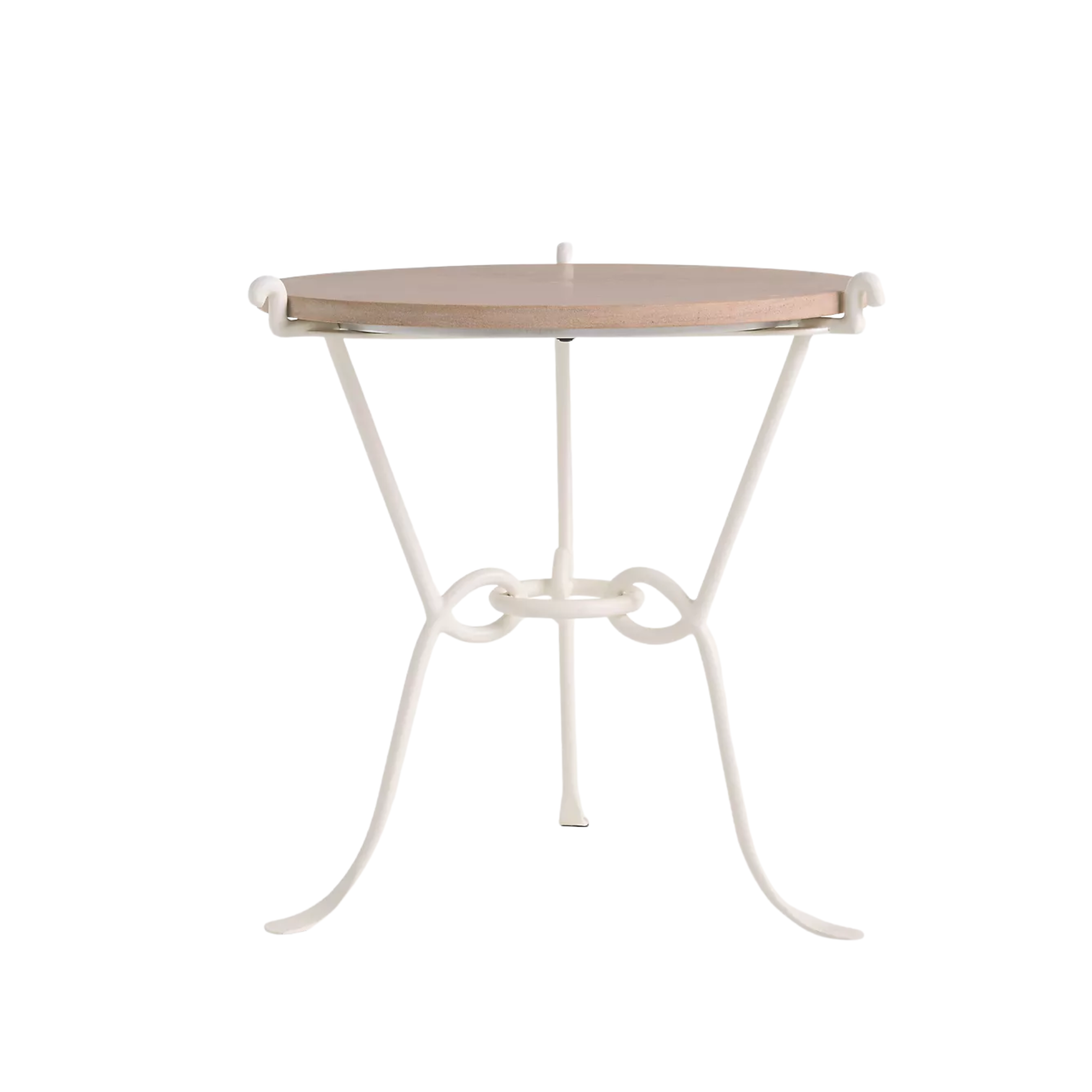 an outdoor side table
