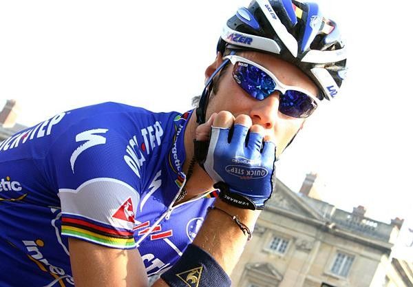 Tom Boonen was looking relaxed before the start.