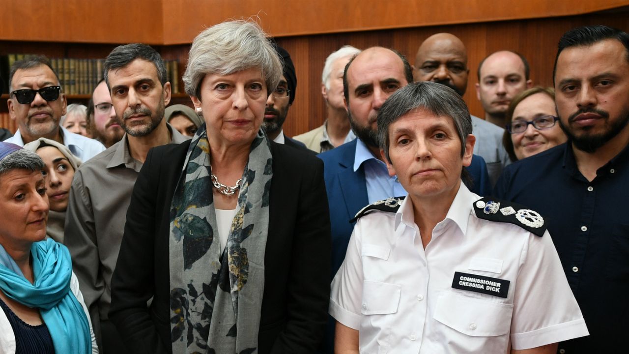 Theresa May and Cressida Dick