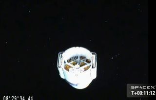 SpaceX Dragon Capsule CRS2 Separation