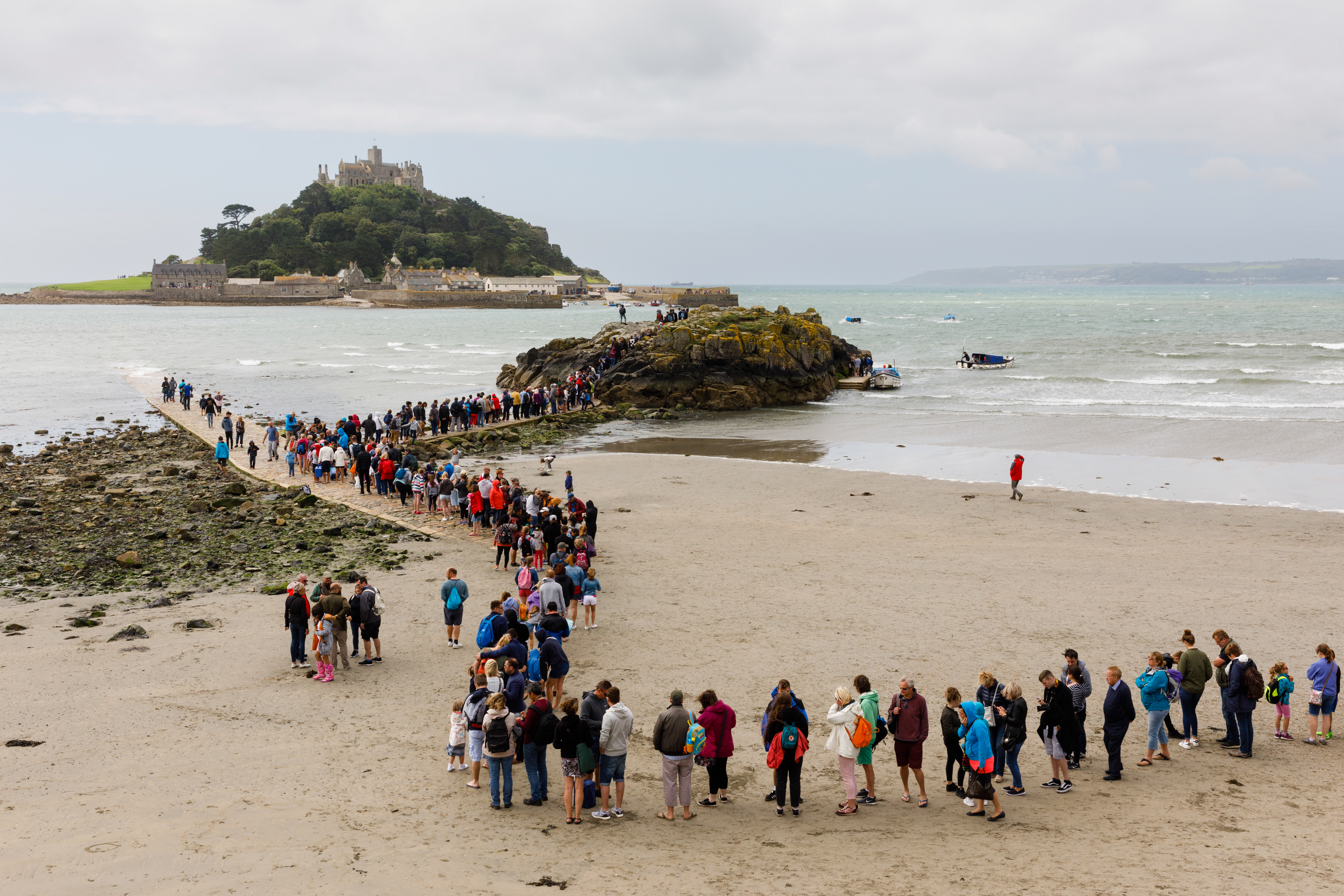 St Michael&amp;rsquo;s Mount. Cornwall, England, UK, 2017. &amp;ldquo;I always enjoy shooting queues &amp;mdash; the British are verygood at doing this. I was very excited when I saw thisqueue for St Michael&amp;rsquo;s Mount. It took me a while to findthe right viewpoint and then wait for the line of peopleto be clear to ensure there were no people pushing in.&amp;rdquo;