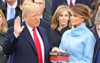 Donald Trump sworn in