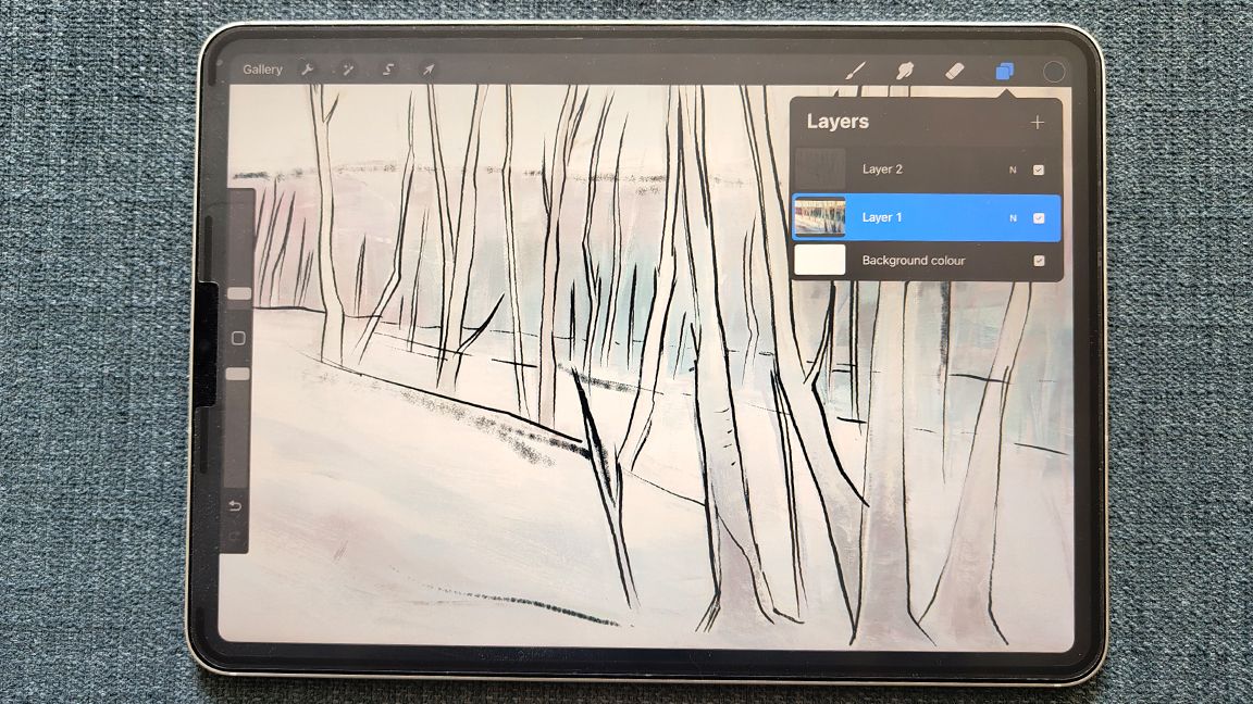 How to trace in Procreate