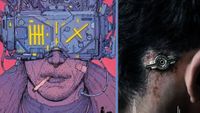 Neuromancer book cover and Apple TV Neuromancer poster design