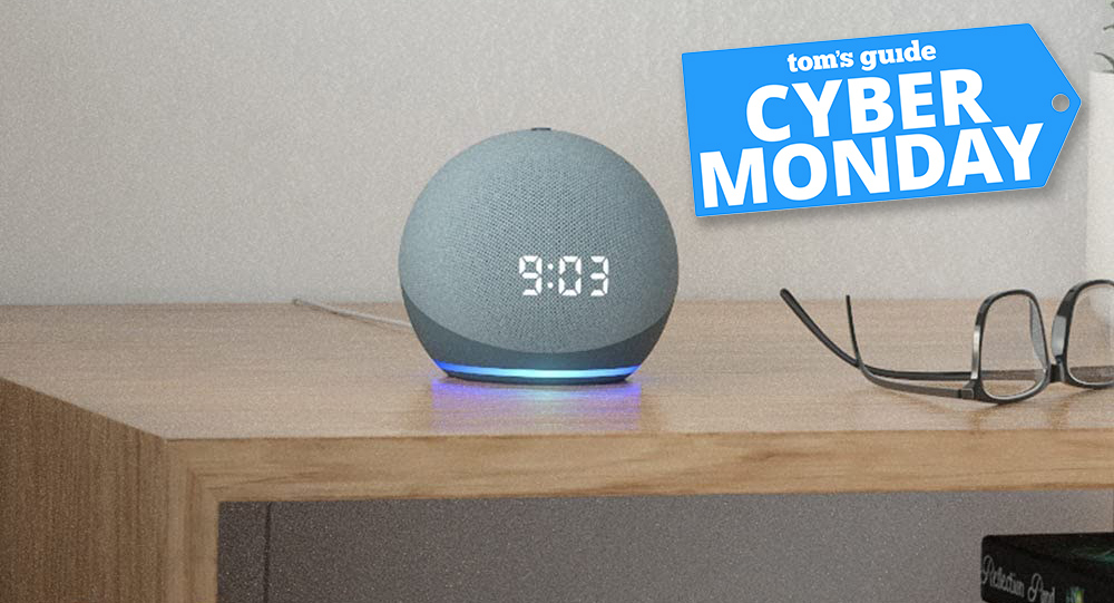 Amazon Echo Dot with Clock