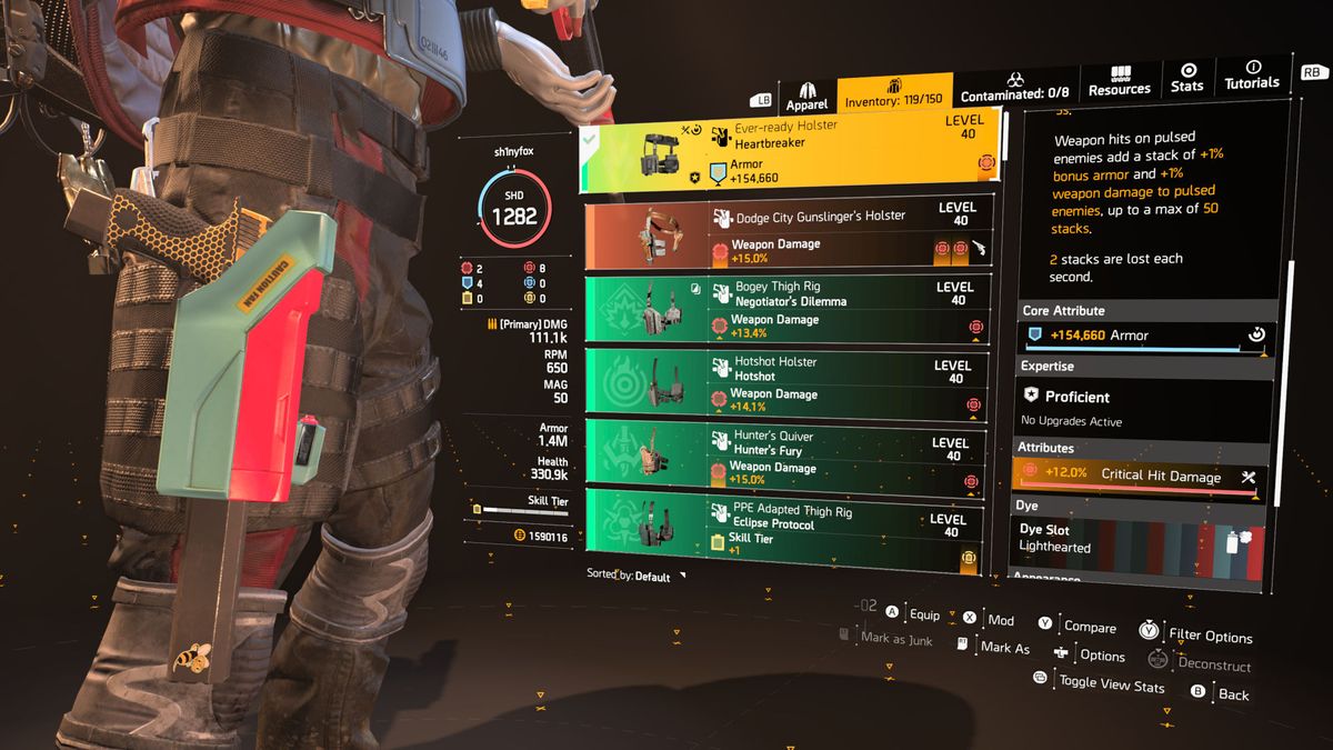Heartbreaker gear set