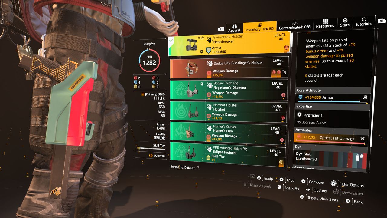 Heartbreaker gear set