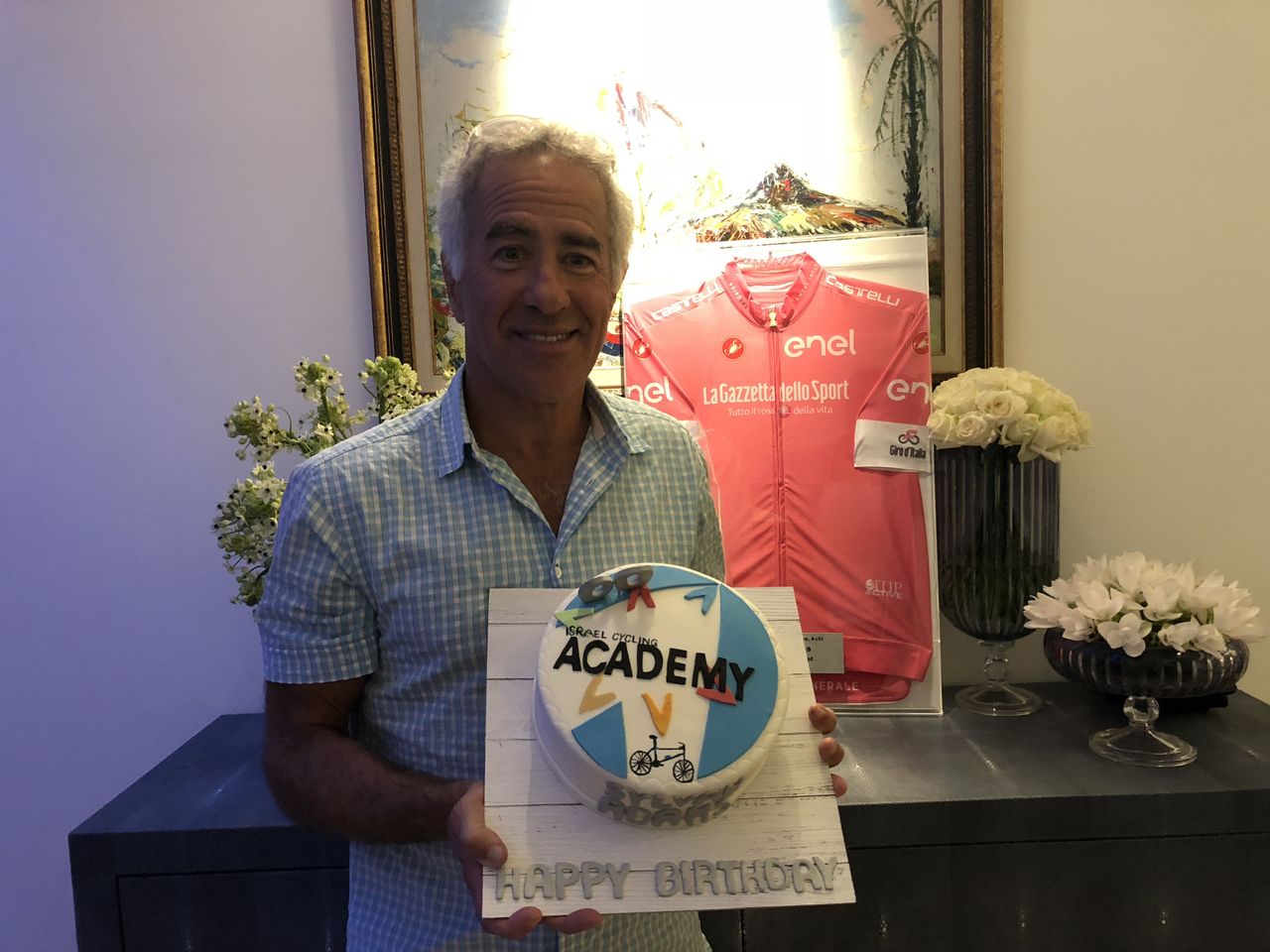 Team co-owner Sylvan Adams recently celebrated his 60th birthday.