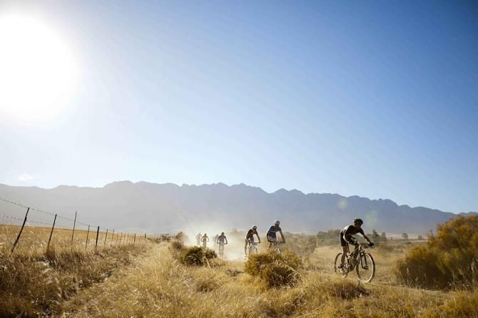 Racers during stage 3 of the Cape Epic
