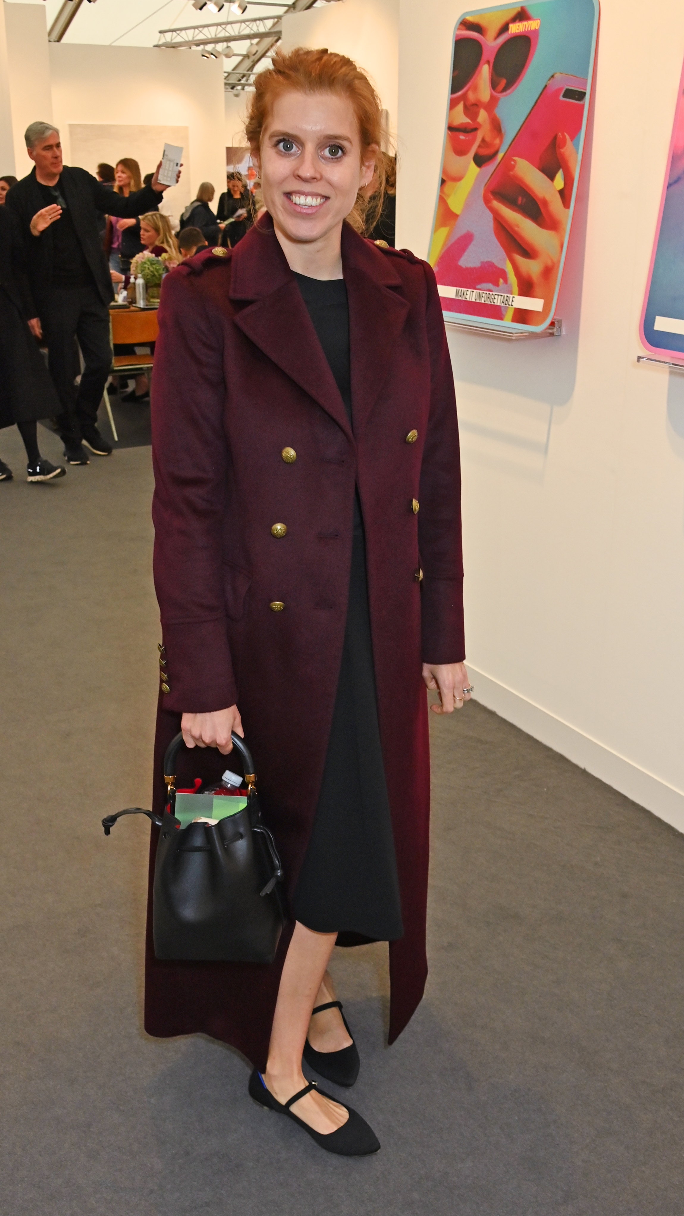 Princess Beatrice of York attends the Frieze Art Fair 2024 VIP preview in Regents Park on October 9, 2024 in London, England.