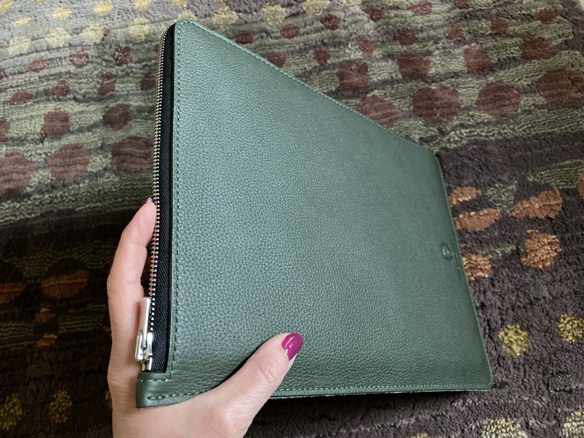 Woolnut Leather Folio for MacBook