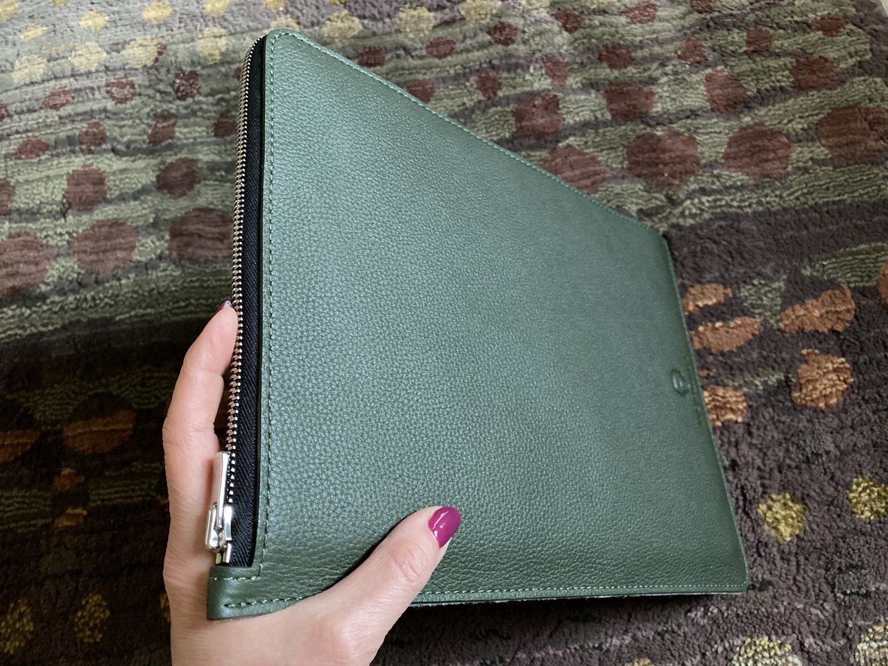 Woolnut Leather Folio for MacBook