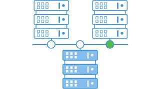 Diagram showing how hosting works
