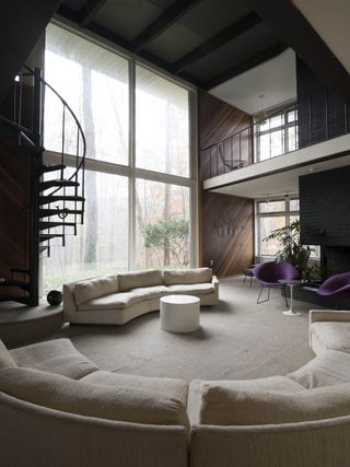 Interior of the Parkhurst house in Ohio