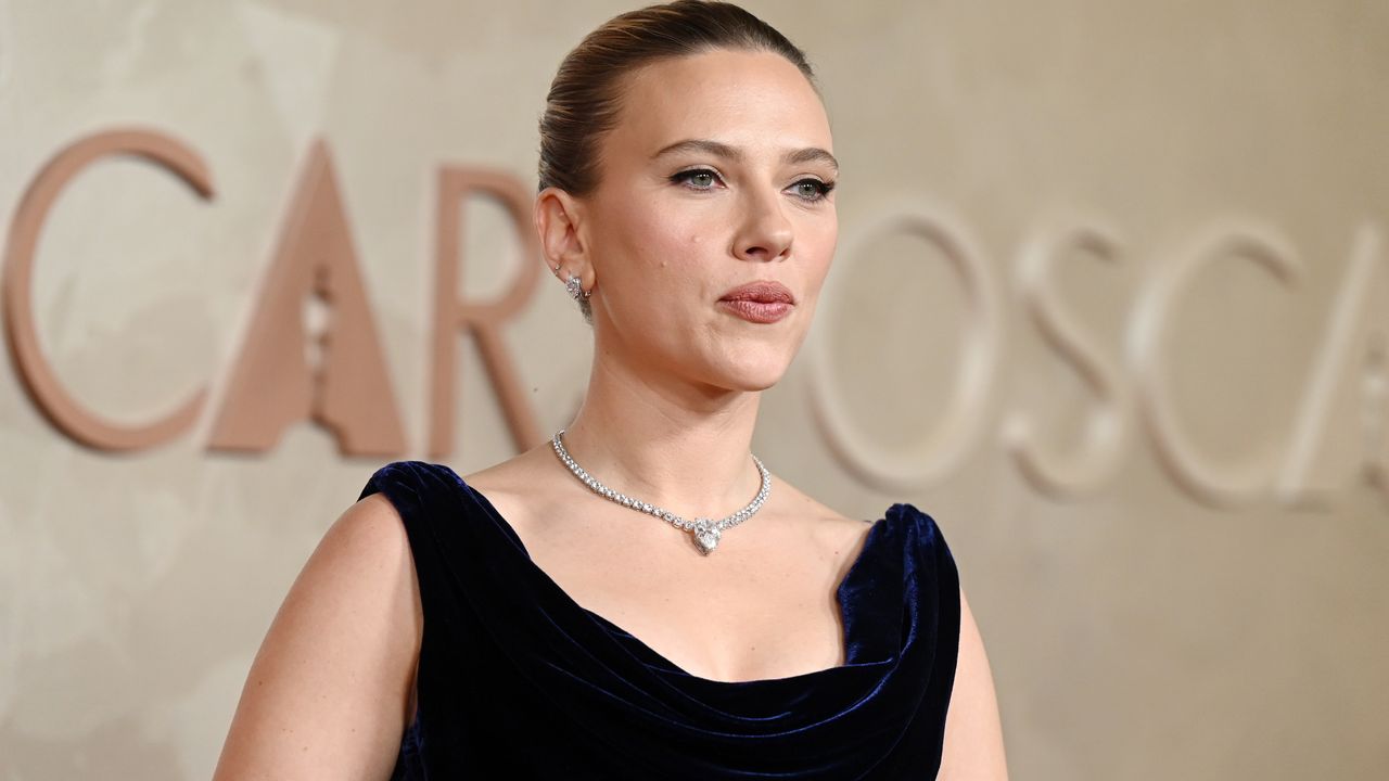 Scarlett Johansson attends the 2025 Oscars