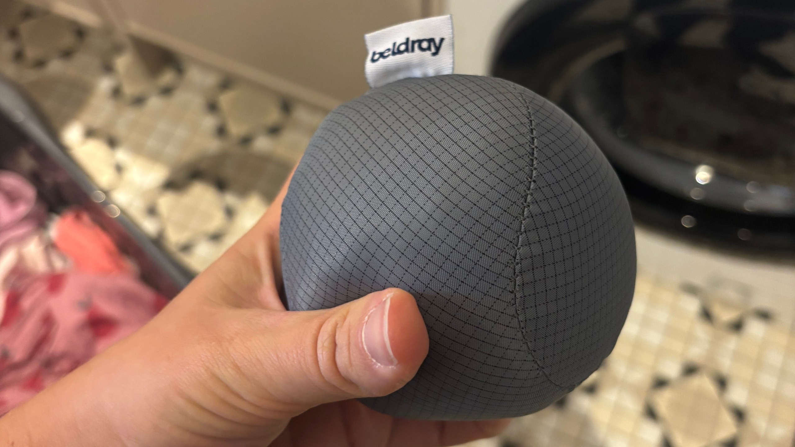 beldray tumble dryer balls in a laundry room